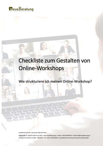 Checkliste zum Gestalten von Online Workshops_Thumb